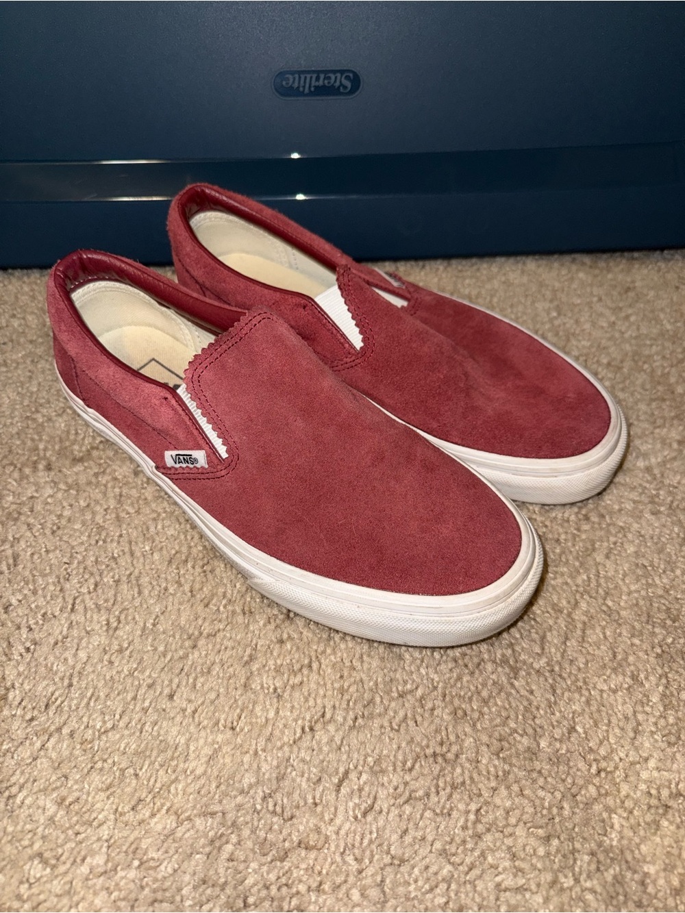 Vans suede with scalloped edges (women’s size 7)